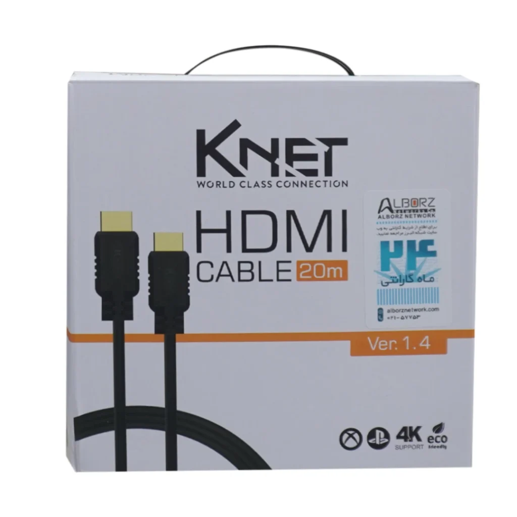 کابل 1.4 HDMI کی نت 20 متری K-CH140200