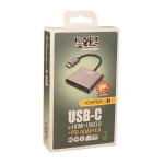 تبدیل Type C به HDMI و USB 3.0 کی نت پلاس KP-S1