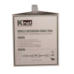 کابل افزایش طول USB 2.0 کی نت 30 متری K-C8 - Image 3