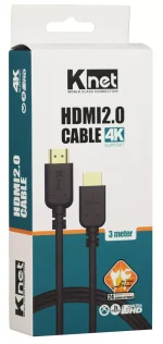 کابل 2.0 HDMI کی نت 3 متری K-C221