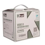 کابل افزایش طول USB 2.0 کی نت 30 متری K-C8