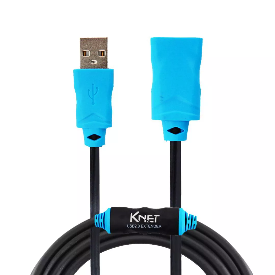 کابل افزایش طول USB 2.0 کی نت 30 متری K-C8 کابل افزایش طول USB 2.0 کی نت 30 متری K-C8