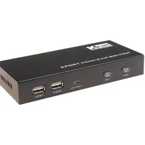 کی وی ام سوییچ 2 پورت HDMI کی نت K-H622