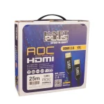 کابل 2.0 HDMI فیبر نوری کی نت پلاس 25 متری KP-A144 4K