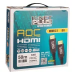 کابل 2.1 HDMI فیبر نوری کی نت پلاس 50 متری KP-A163 8K