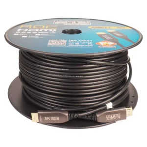 کابل 2.1 HDMI فیبر نوری کی نت پلاس 80 متری KP-A165