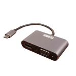 تبدیل Type C به HDMI و VGA کی نت پلاس KP-DO11 4K