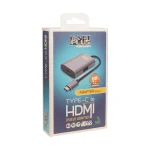 تبدیل Type C به HDMI و USB 3.0 کی نت پلاس KP-DO12 4K
