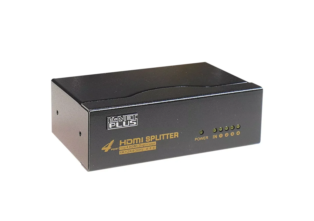اسپلیتر 4 پورت HDMI کی نت پلاس KP-S644 اسپلیتر 4 پورت HDMI کی نت پلاس KP-S644