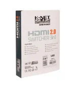 سوییچ 3 پورت HDMI کی نت پلاس KP-S723 4K