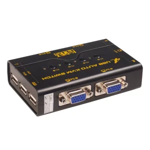 کی وی ام سوییچ 4 پورت VGA کی نت پلاس KP-U624