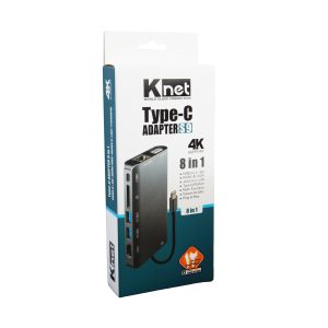هاب ۸ پورت Type C کی نت K-MFCMS908