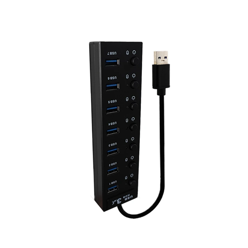 هاب 7 پورت USB 3.0 کلید دار کی نت K-H9