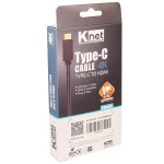 مبدل Type C به HDMI کی نت 1.8 متری K-CO12 (جعبه باز)