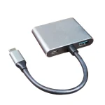 مبدل 4 پورت Type C کی نت K-CO18