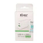 شارژر موبایل و تبلت 20 وات کی نت K-F21