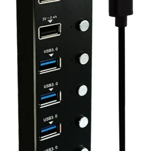 هاب 7 پورت USB 3.0 کی نت K-H10