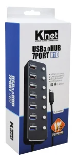 هاب 7 پورت USB 3.0 کی نت K-H10