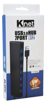 هاب 7 پورت USB 3.0 کی نت K-H12