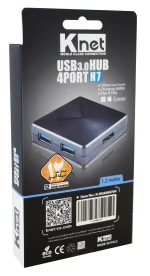 هاب 4 پورت USB 3.0 کی نت K-H7