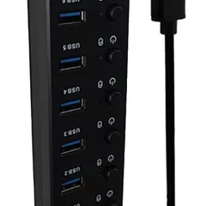 هاب 7 پورت USB 3.0 کلید دار کی نت K-H9