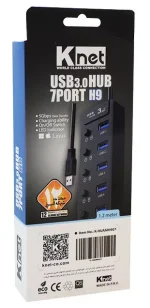 هاب 7 پورت USB 3.0 کلید دار کی نت K-H9