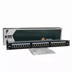 پچ پنل 24 پورت Cat6 UTP کی نت K-N1062