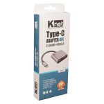 مبدل 4 پورت Type C کی نت K-CO18 - Image 4