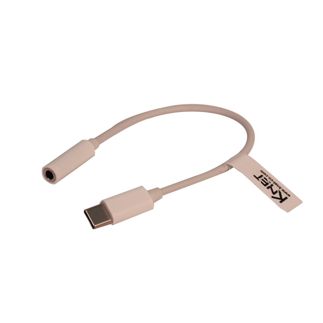 type c (1) تبدیل Type C به جک 3.5 میلی متر کی نت K-C601 - Image 1