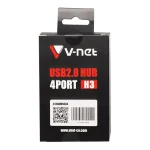 هاب 4 پورت USB 2.0 وی نت V-H3
