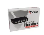 سوییچ 4 پورت USB دستی وی نت V-K404