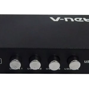 سوییچ 4 پورت USB دستی وی نت V-K404