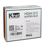 ماتریکس 2 در 6 HDMI کی نت K-M62