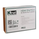 سوئیچ کواد 8 پورت HDMI کی نت K-S628