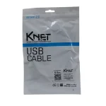 کابل لینک USB کی نت 0.6 متری K-C20