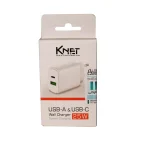 شارژر موبایل و تبلت 25 وات کی نت K-F22