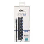 هاب 7 پورت USB 3.0 کی نت K-H10P