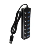 هاب 7 پورت USB 3.0 کی نت K-H10P