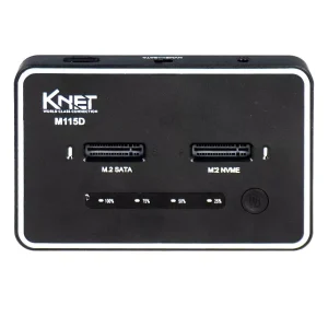 داک هارد SATA و M.2 NVMe کی نت K-M115D
