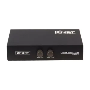 سوییچ 2 پورت USB دستی کی نت K-S312