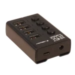 هاب 4 پورت USB 3.2 کی نت پلاس KP-HA14 | کلید مستقل هر پورت