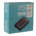 هاب 4 پورت USB 3.2 کی نت پلاس KP-HA14 | کلید مستقل هر پورت