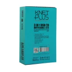 کابل تبدیل سه سر Micro و Type C و Lightning به HDMI کی نت پلاس KP-CT3