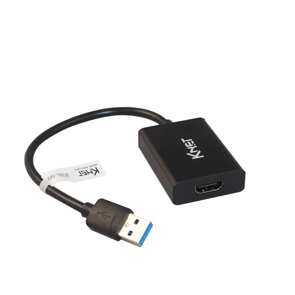 مبدل USB 2.0 به HDMI کی نت K-HA10