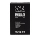 کابل تبدیل سه سر Micro و Type C و Lightning به HDMI کی نت پلاس KP-CT3