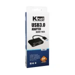 مبدل USB 3.0 به HDMI و VGA کی نت K-CO81