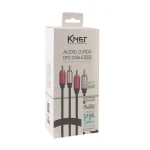 کابل صدا 2 به 2 RCA کی نت 3 متری K-C137
