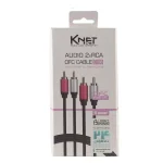 کابل صدا 2 به 2 RCA کی نت 5 متری K-C138