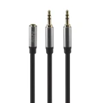 کابل 1 به 2 صدا و میکروفون کی نت K-C130