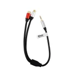 کابل 1 به 2 صدا کی نت K-C135 جک 3.5 به RCA ماده